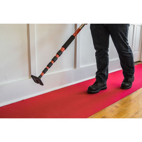 Floor Protection, 27 In. x 20 Ft., Red