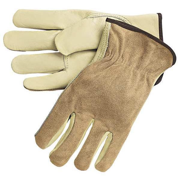 Leather Drivers Glove, Cowhide, Grain, L, PR