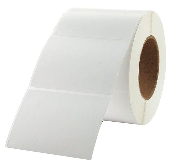 Printer Label, White, Labels/Roll: 3000