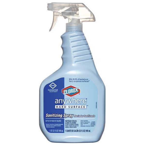Sanitizing Spray, 32 oz. Trigger Spray Bottle, Unscented