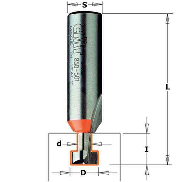 Keyhole Router Bit, HWM, 3/8 in