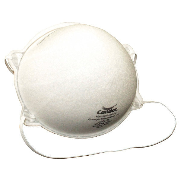 N95 Disposable Respirator, Universal, White, PK20