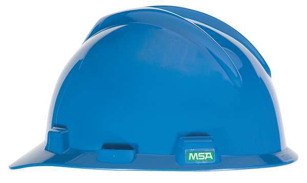Front Brim Hard Hat, Type 1, Class E, Pinlock (4-Point), Blue
