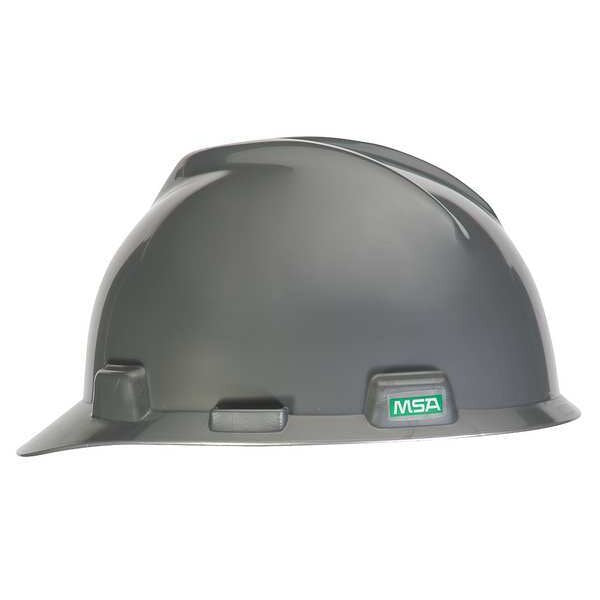 Front Brim Hard Hat, Type 1, Class E, Pinlock (4-Point), Silver