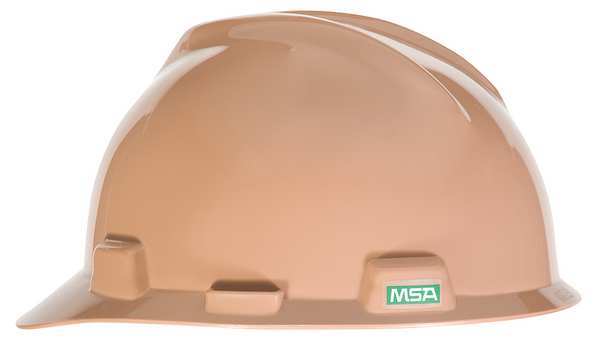 Front Brim Hard Hat, Type 1, Class E, Pinlock (4-Point), Tan