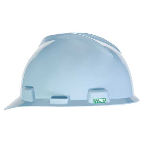 V-Gard Front Brim Hard Hat, Type 1, Class E, Ratchet (4-Point), Egg Blue