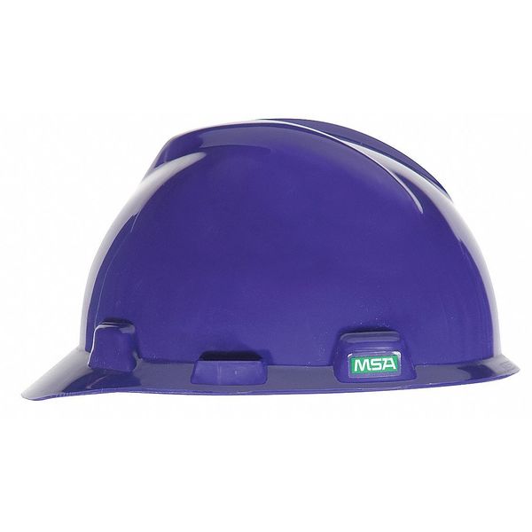 Front Brim Hard Hat, Type 1, Class E, Ratchet (4-Point), Purple