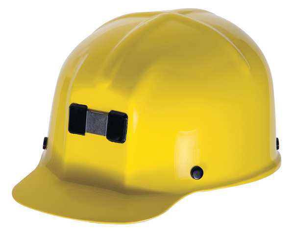 Front Brim Hard Hat, Type 1, Class G, Staz-On, Yellow