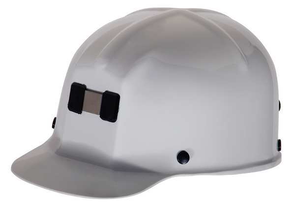 Front Brim Hard Hat, Type 1, Class G, Ratchet (4-Point), White