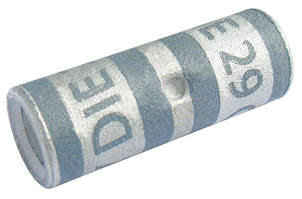 Short Barrel Splice, 1.01 in. L, Gray