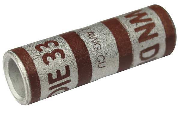 Long Barrel Splice, 1.90 in. L, Brown