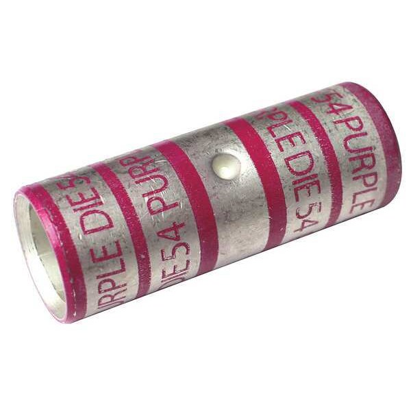 Short Barrel Splice, 1.90 in. L, Purple