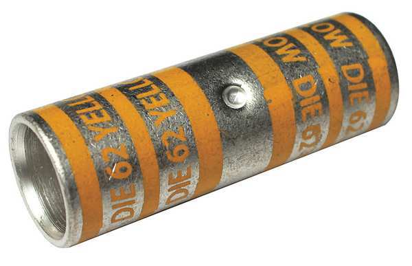 Long Barrel Splice, 3.41 in. L, Yellow