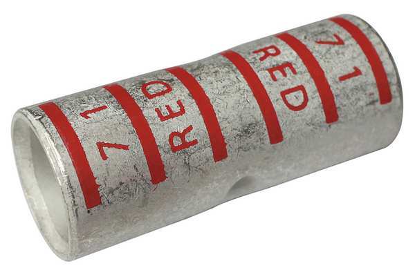 Long Barrel Splice, 3.79 in. L, Red