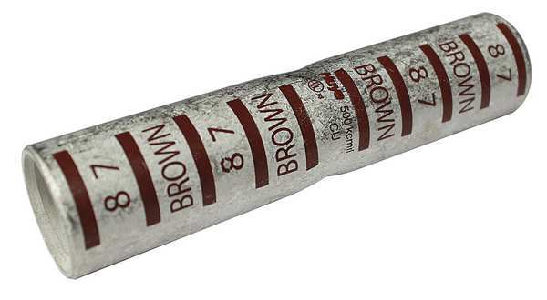 Short Barrel Splice, 2.78 in. L, Brown