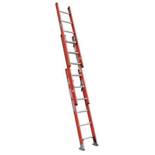 Fiberglass Extension Ladder, 300 lb Load Capacity