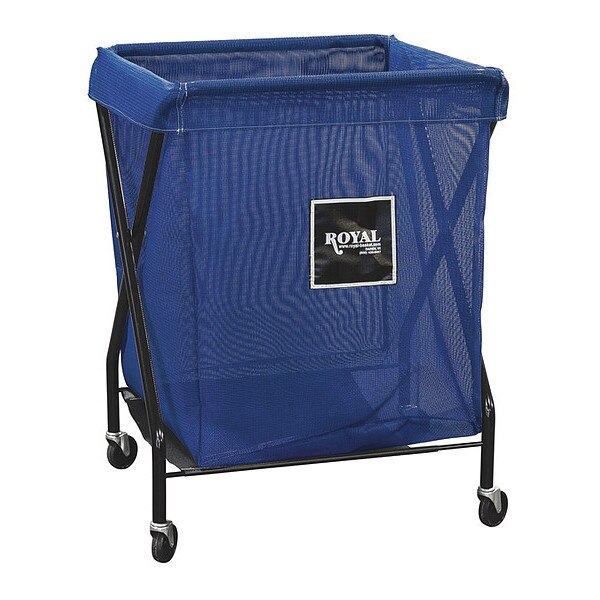 X-Frame Cart, 8 Bu, Blue Mesh