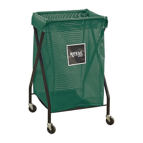 X-Frame Cart, 6 Bu, Green Mesh