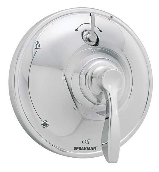 Shower Valve, Wall Mount, Polished Chrome