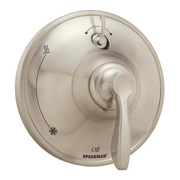 Shower Valve, Wall Mount, Brushed Nickel