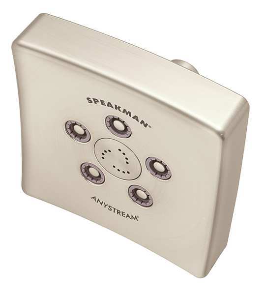 wall, Shower Head, Brushed Nickel, Wall