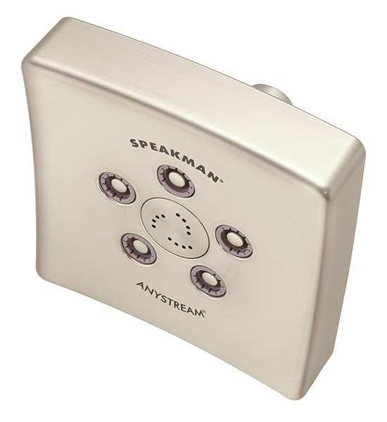 wall, Shower Head, Brushed Nickel, Wall