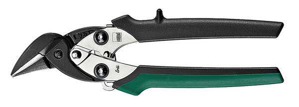 Aviation Snip, Right, 7 3/16 in, Alloy steel