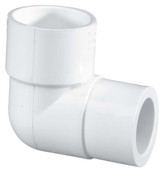 PVC Elbow, 90 Degrees, Socket x FNPT, 3 in Pipe Size