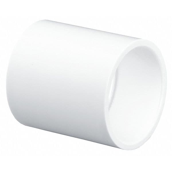 PVC Coupling, Socket x Socket, 3/4 in Pipe Size
