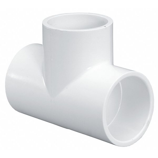 PVC Tee, Socket x Socket x Socket, 1 in Pipe Size