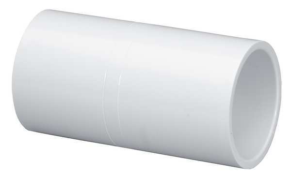 PVC Deep Socket Coupling, Socket x Socket, 4 in Pipe Size