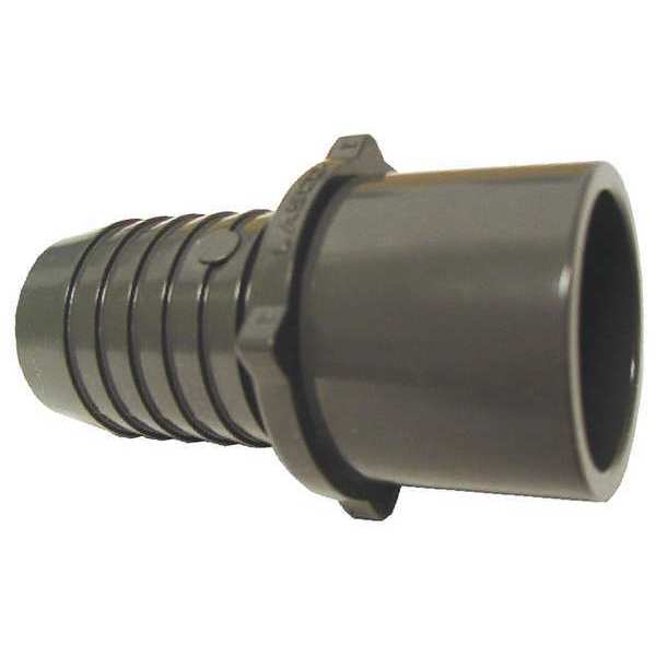 PVC Adapter, Insert x SPG/Slip, 1 in Pipe Size