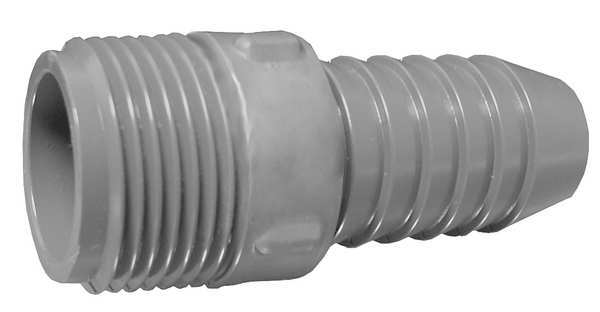 PVC Male Adapter, Insert x MNPT, 3 in Pipe Size