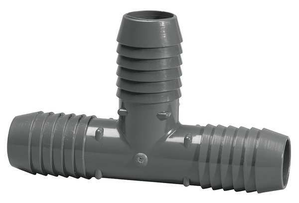 PVC Tee, Insert, 2 in Pipe Size