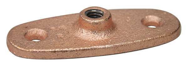 Rod Hanger Plate, 4 In, Malleable Iron