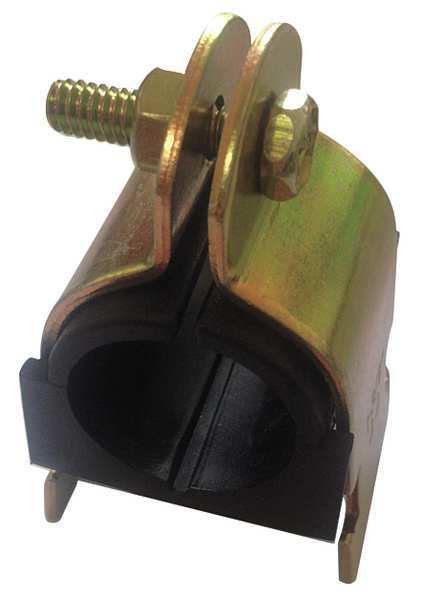 Strut Clamp, 2In, Di-Chromate Plated Steel