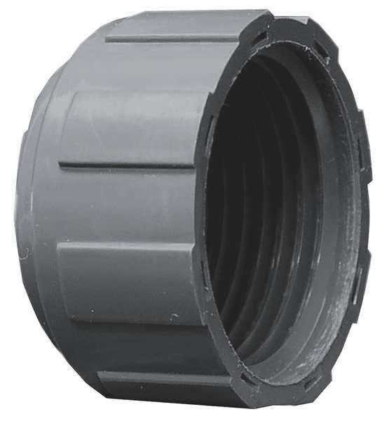 PVC Manifold Cap, MNPT, 1 in Pipe Size
