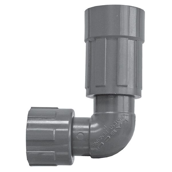 PVC Manifold Elbow, 90 Degrees, FNPT x FNPT, 1 in Pipe Size