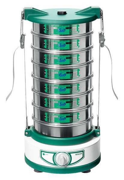 Sieve Shaker, 8 In, 220VAC, 50 Hz, Analog