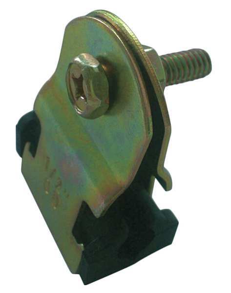 Strut Clamp, 1/2 In, Chromate Plated Steel
