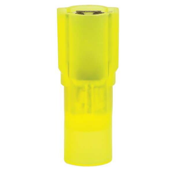 Female Disconnect, Yellow, 12-10AWG, PK25
