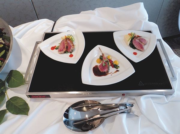 Warming Tray, 110V, Tempered Glass Surface