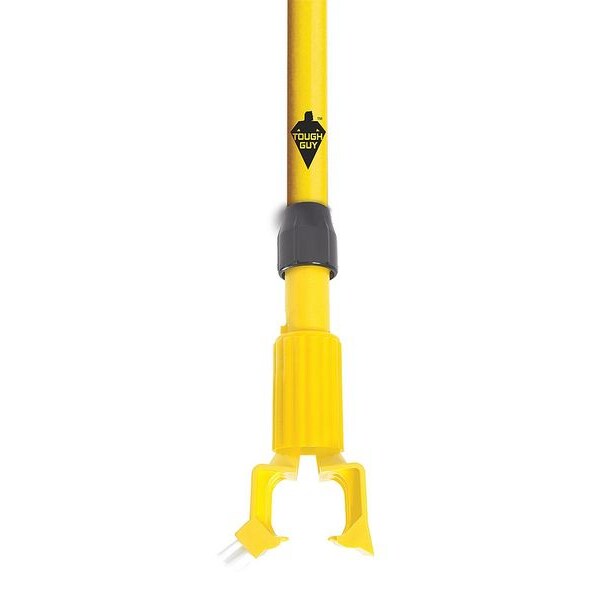 Jaw Wet Mop Handle, Yellow, Fiberglass
