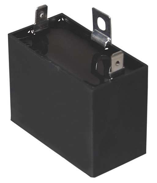 Motor Run Capacitor, 10 MFD, 2-1/4 In. H