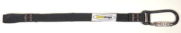 Helmet Lock, Carabiner, 2 ft. x 1-1/2 In.
