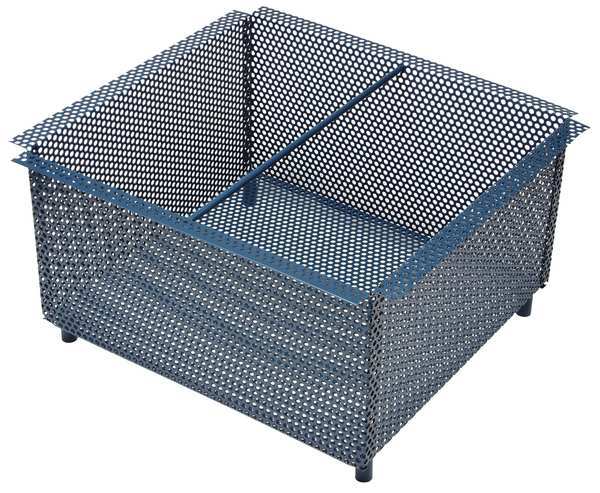 Carbon Steel, Blue Finish, Sediment Bucket