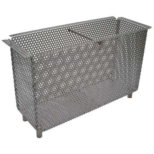 Stainless Steel, Silver Finish, Sediment Bucket