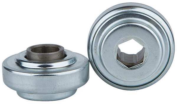 Hex Conveyor Bearing, 11/16 In., 2.321 In.