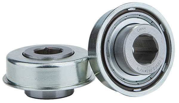 Hex Conveyor Bearing, 11/16 In., 2.266 In.