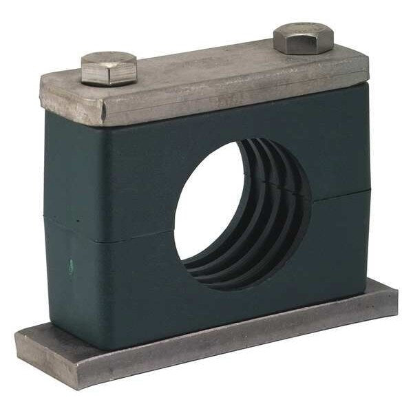 Beta Clamps, Heavy Ser., 2-1/4 In Tube, SS